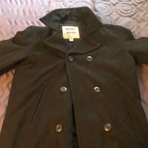 Old navy black pea coat